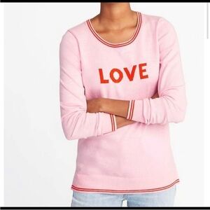 NWT Old Navy Valentines "Love" Sweater
